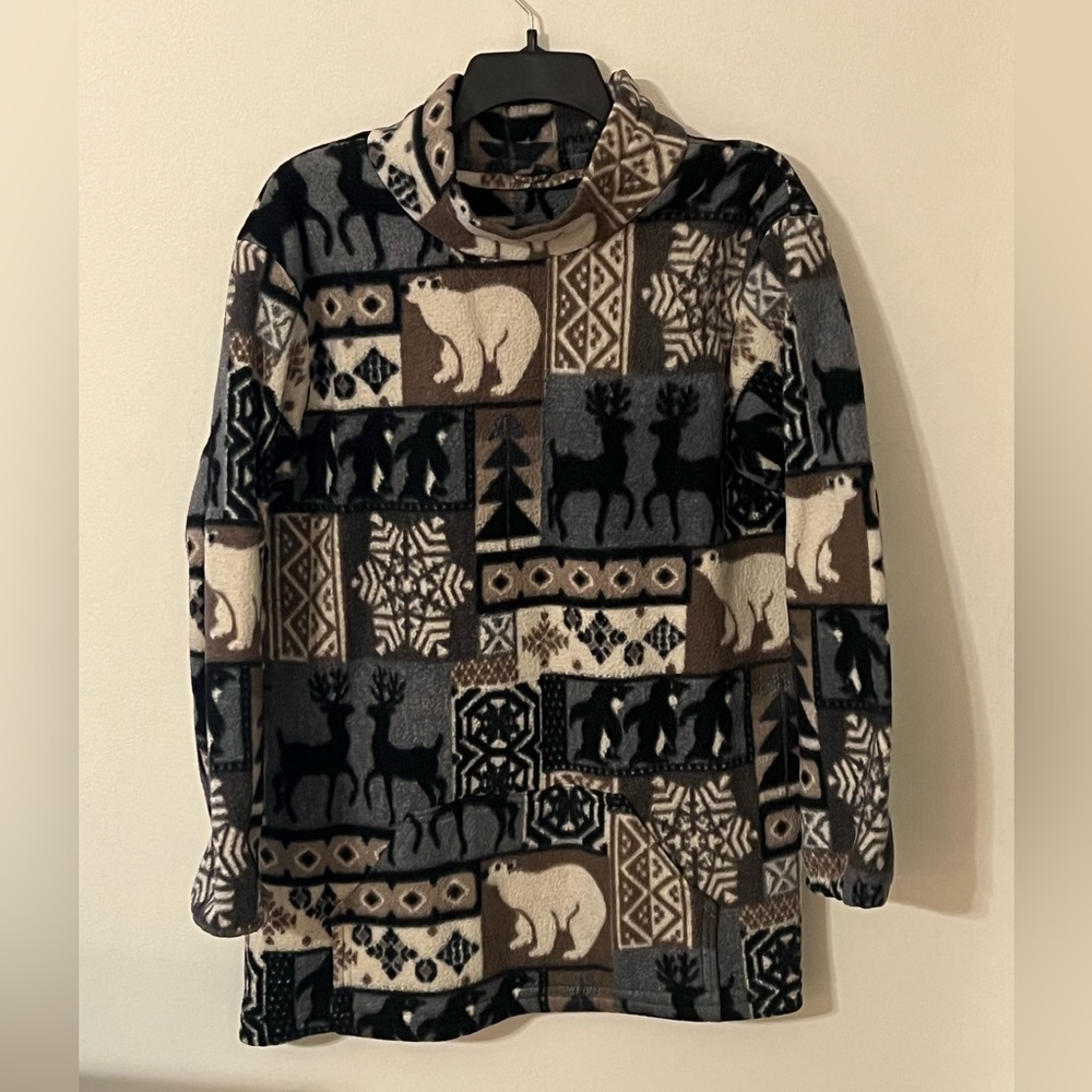 24hr SALE 🔥 Vintage Winter Sweater High Neck Fleece Pullover
